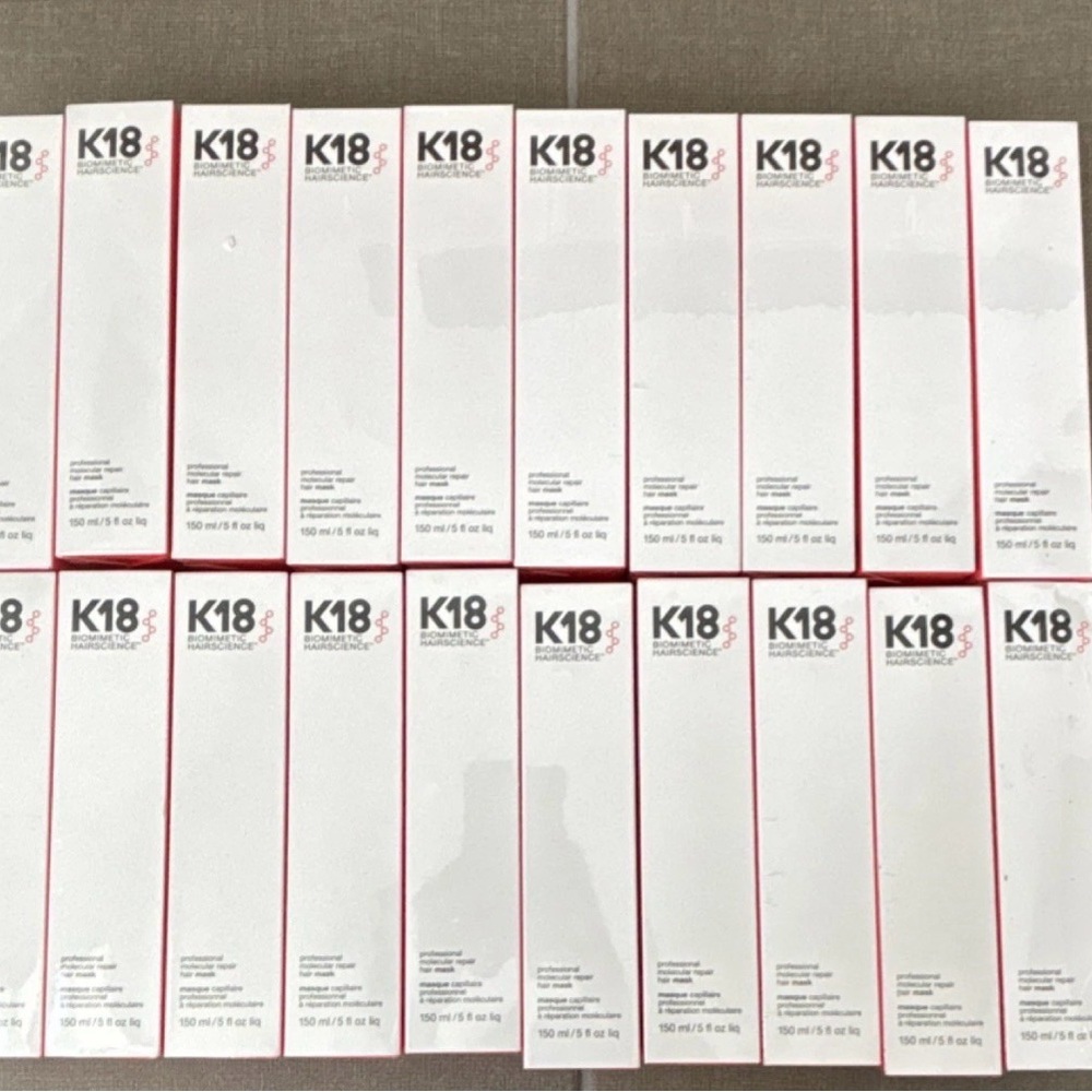 K18 Professional Leave-In Hair Repair Mask — White